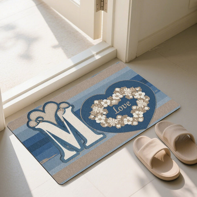 Paillasson Mom Love Heart, 24 x 36, pour porte d'entrée