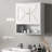 Bathroom Wall Cabinet, Wall Mounted Storage Cabinet With Open Shelf And Adjustable Shelf