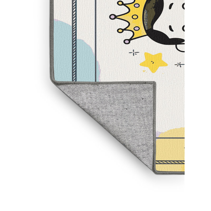 Tapis fantaisie lavable Gemma, Rectangle 7 pi x 9 pi