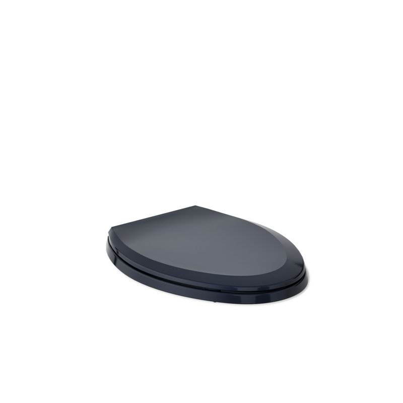 Lustra with Quick-Release Hinges Toilet Seat, Navy, Elongated