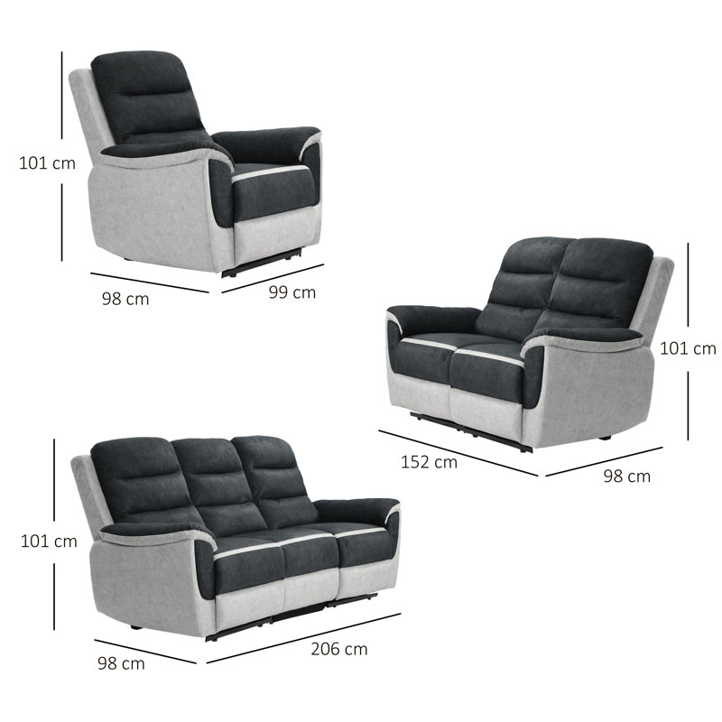 Nektarios 3 - Piece Living Room Set
