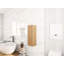 Mini armoire de rangement murale en chêne 12 po avec porte à fermeture douce Multiscene KD-1998680433