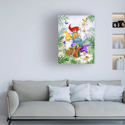Art sur toile MAKiko Gnomes In Garden
