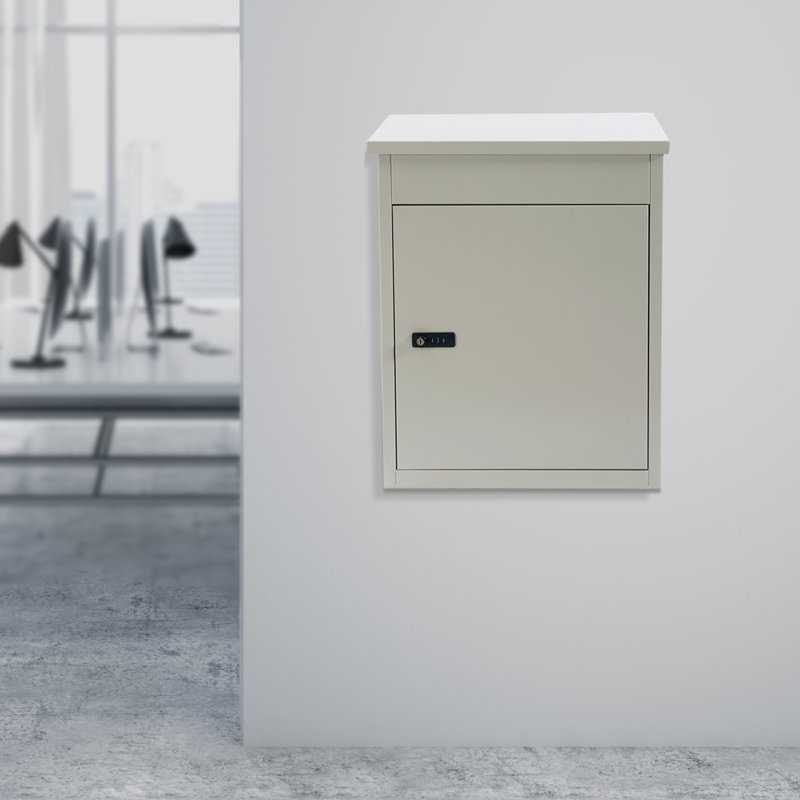Metal Package Drop, White