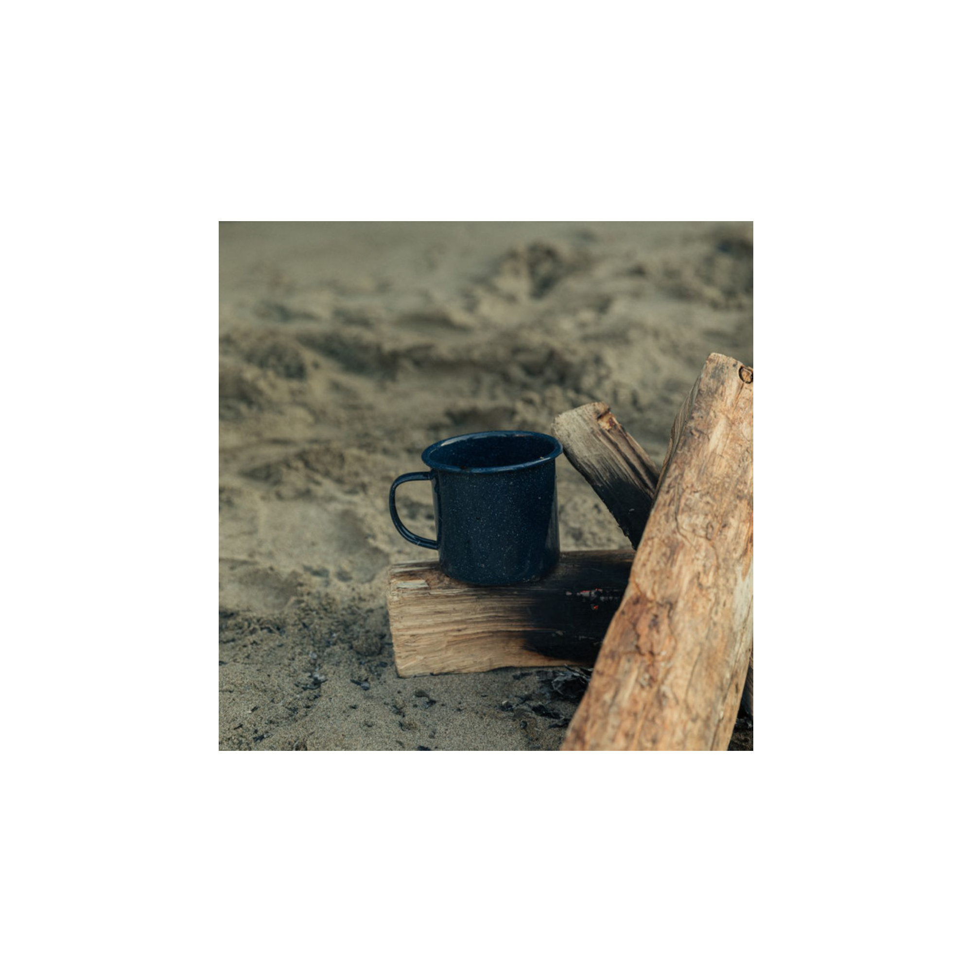 Stinson Enamelware 16 Oz Large Mug, Navy