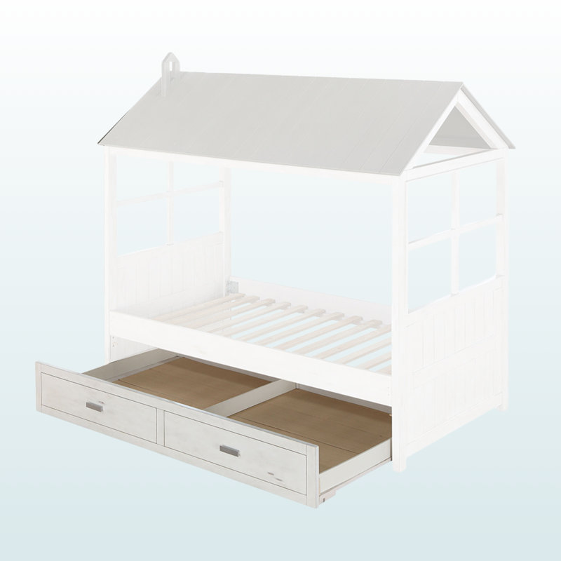 Palisade Twin Trundle-Weathered White