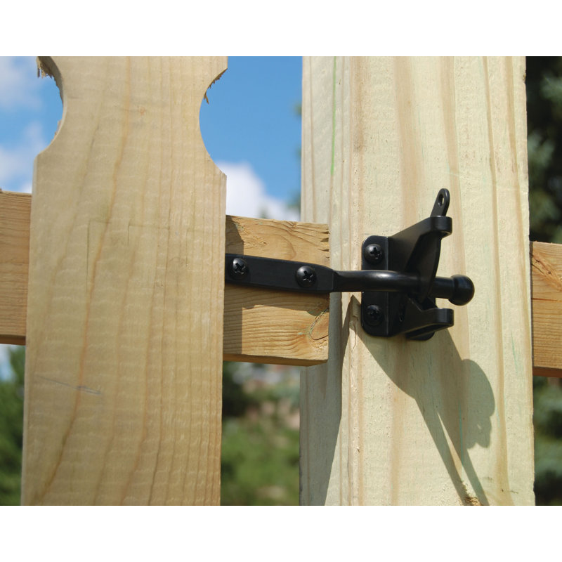 Gravity Latch Stainless Steel Black
