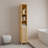 Bamboo Thin And Tall Storage Cabinet