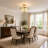 4 - Light Dome Chandelier Dimmable