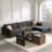 Lift Top Coffee Table With Hidden Storage And Charging Station-1980236337