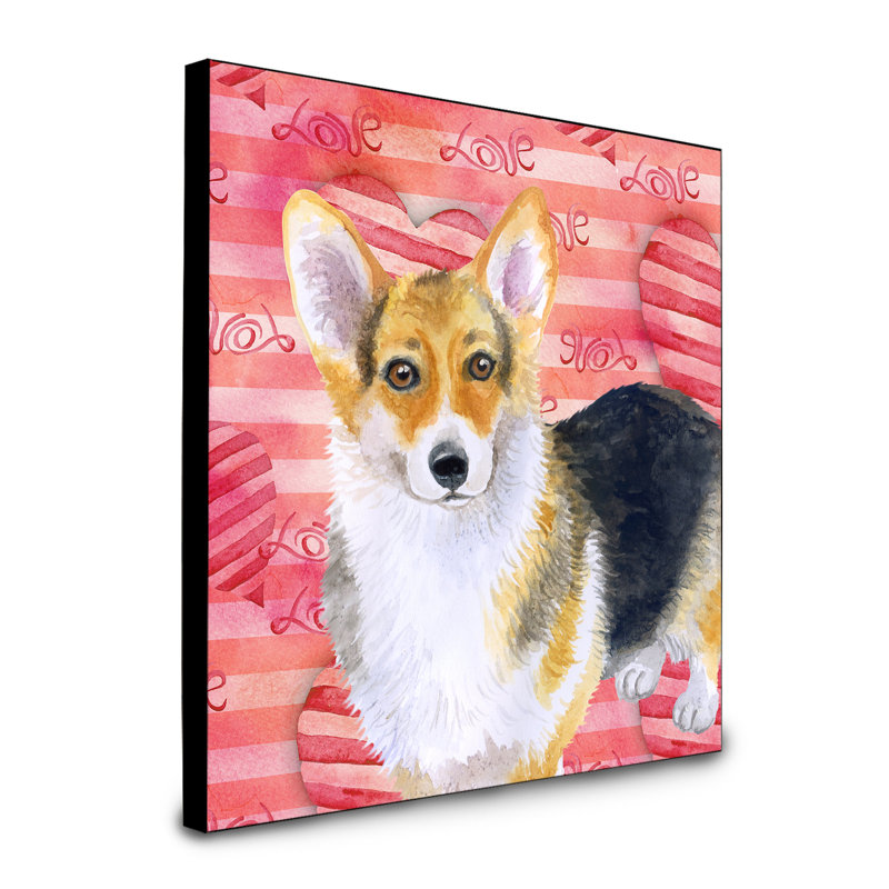 Panneau mural d’art Durflinger, Corgi