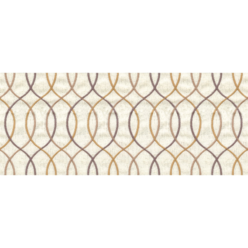 Geometric Fabric, Gold/Gray/Ivory