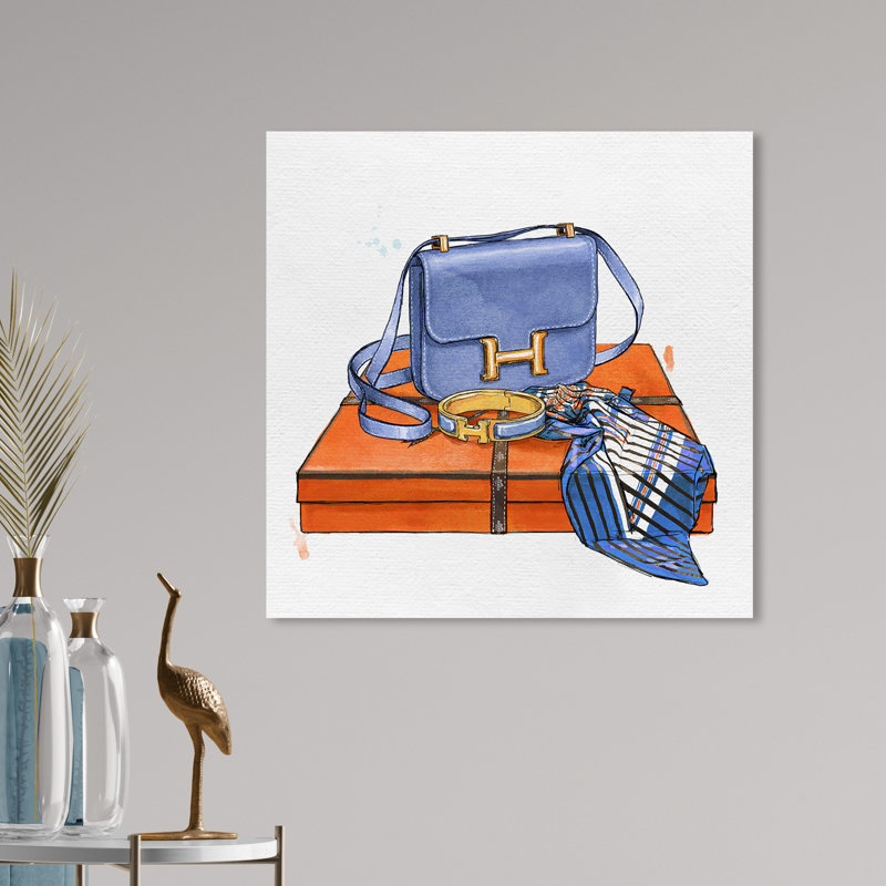 My Bag Collection VI - Reproduction sur toile tendue, H 20 po x l 20 po