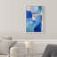 Blue Resonance II Canvas Abstract Print by Oliver Gal, Black Frame, 10 x 15-1720414452-1720414466