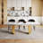 Andrik 9 - Piece Dining Set with 94.5'' Extendable Sintered Stone Table and 8 Dining Chairs for 8-10-458207048