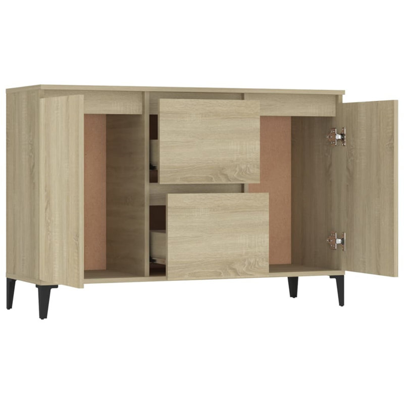 Wall Shelf 102x30x29 cm Engineered Wood, Oak