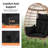 Carlitta Wicker Outdoor Lounge Chair-1521787296