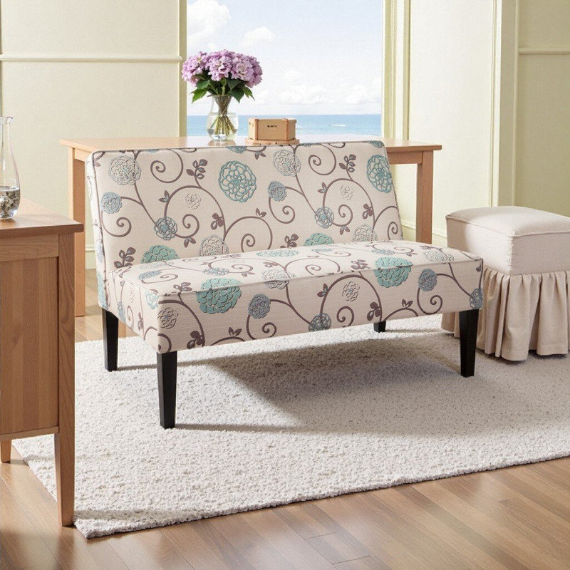 Fauteuil d'appoint rembourré Classic Linen - Élégance et confort intemporels, White