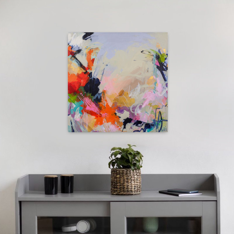 Art abstrait abstrait, formes abstraites, H 18 po x l 18 po