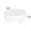 Table basse ronde en bois