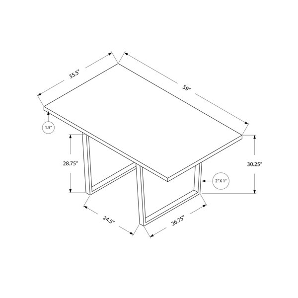 Dimensions du produit