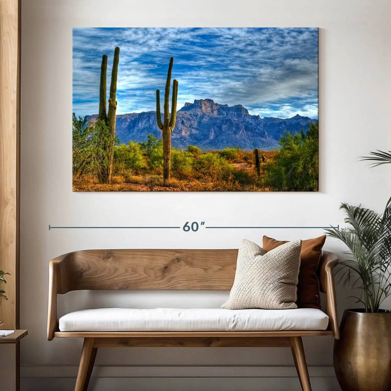 Harnek Giant Saguaro Cactus, 34" H x 51" W