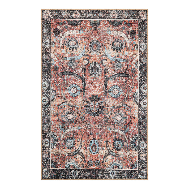 Bungalow Rose Ariel Timeless Rug, Rectangle 3 pi 6 po x 5 pi 6 po
