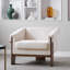 Chaise d'appoint Mid-Century moderne, chaise confortable-1925329282