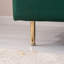Causeuse moderne en lin de coton Emerald