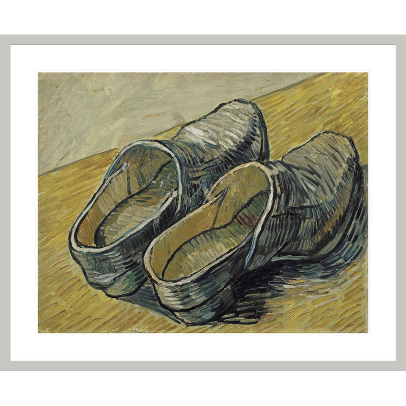 Une paire de sabots en cuir par Vincent van Gogh, 33,5 po H x 40,42 po po