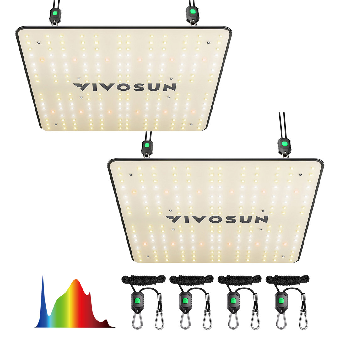 2-pack Vs1000 Led Sunlike Full Spectrum for Indoor Plants Grow Light (Set of 2) VIVOSUN