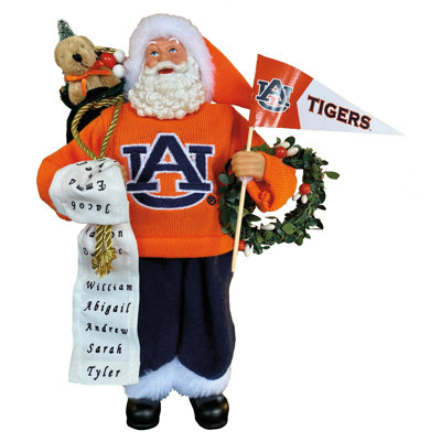 NCAA 12" Auburn Proud Santa