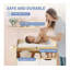 Table à langer pour bébé, avec 3 tiroirs et 1 tablette de rangement, pouvant servir de commode pour bébé