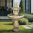  SunJet 47.2" H 2 Tier  Outdoor Floor Standing  Garden Fountain