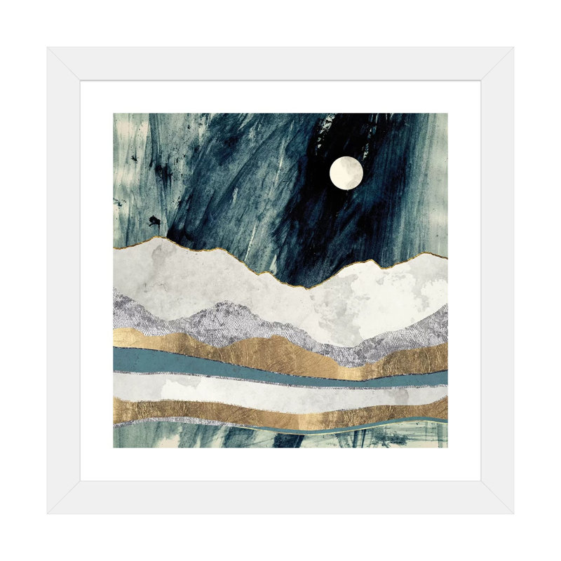 «Bold Sky», reproduction d'art, Papier encadré blanc, Blanc, H 24 po x l 24 po x p 1 po