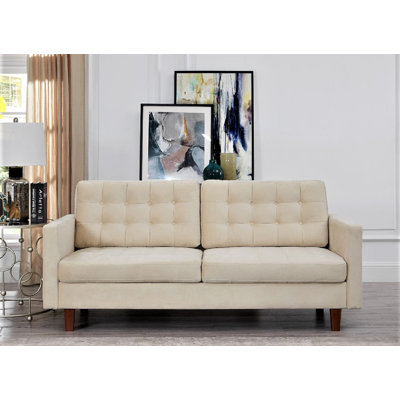 Brande 74.5'' Velvet Sofa