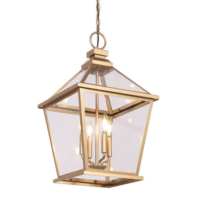 Luminaire suspendu d'extérieur à 4 lumières à intensité variable l 14,8 po