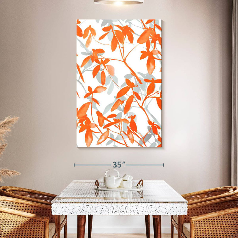 Harnek Premonition Orange, 51" H x 34" W