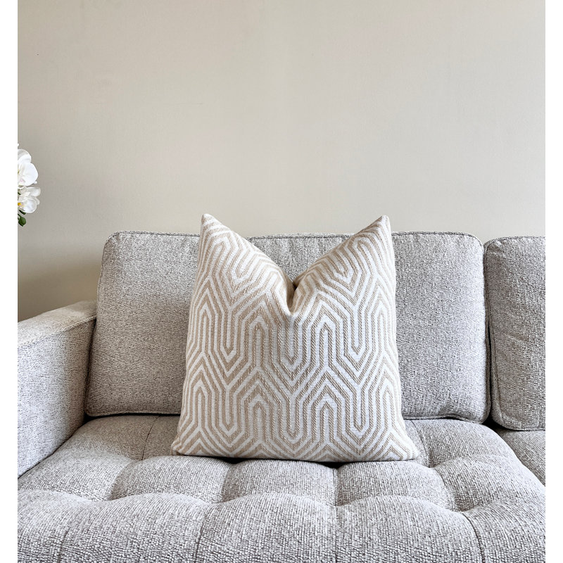 Housse de coussin Pyramid, H 22 po x l 22 po, Bleu