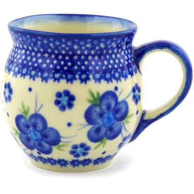 Bleu-belle Fleur Stoneware Coffee Mug