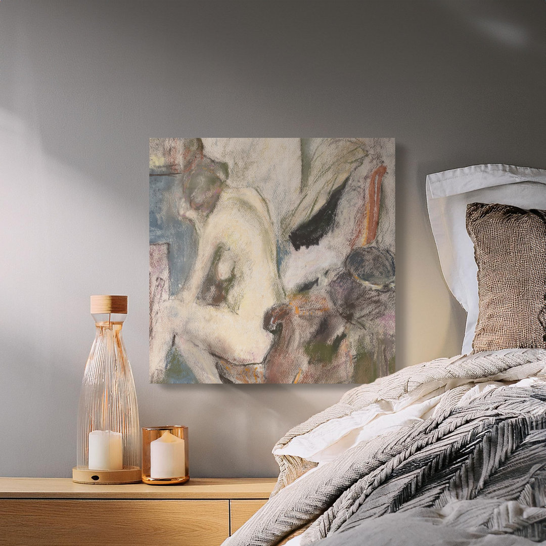 Abstract Nude Figure Canvas Wall Art, Gallery Wrapped Print, Modern Home Decor, Ready to Hang, Archival Quality