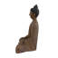 Lynch BUDDHA SITTING 29cm Carved Wood Effect