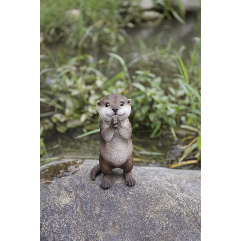Otter Praying Statue