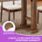 Balconera 70" Farmhouse Dining Table For 6–10 People-1393666710