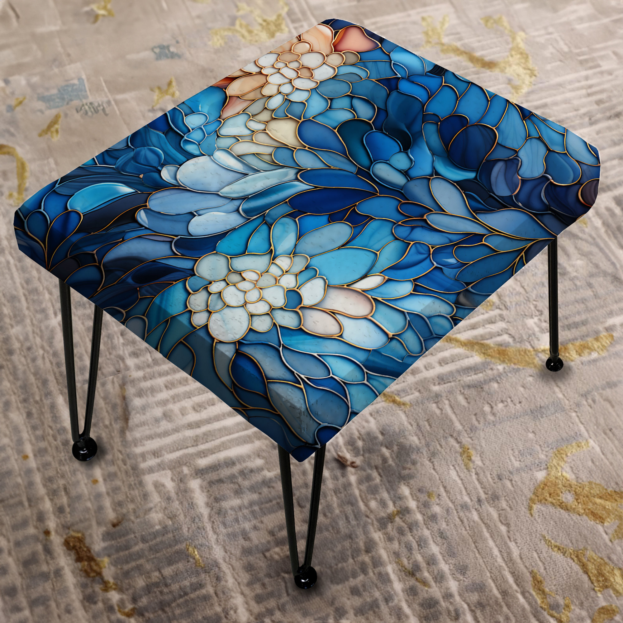 Design Art Ocean Mosaic Ii Tropical Pattern - Tropical Rectangle ...