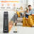1500-Watt 23 In. Indoor Electric Tower Ceramic Fan Space Heater With Remote Control