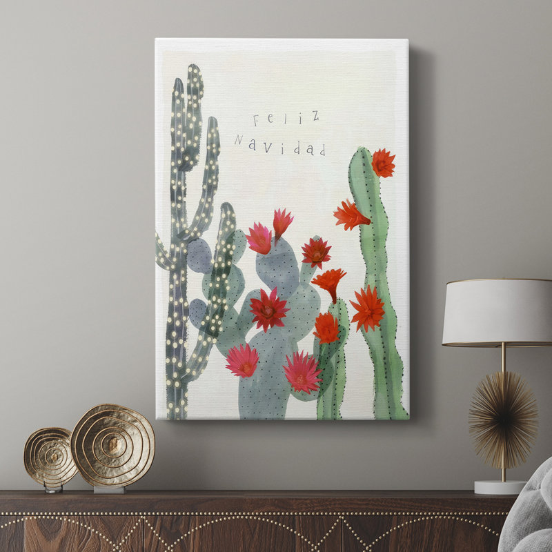 Desert Christmas Cactus II - galerie sur mesure, H 60 po x l 40 po