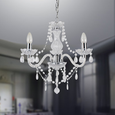 Xan 3 - Light Candle Style Chandelier