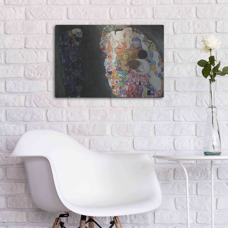 " Death And Life " by MASTERS, 16" H x 24" W
