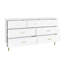 Commode 7 tiroirs, grande commode, armoire d'appoint